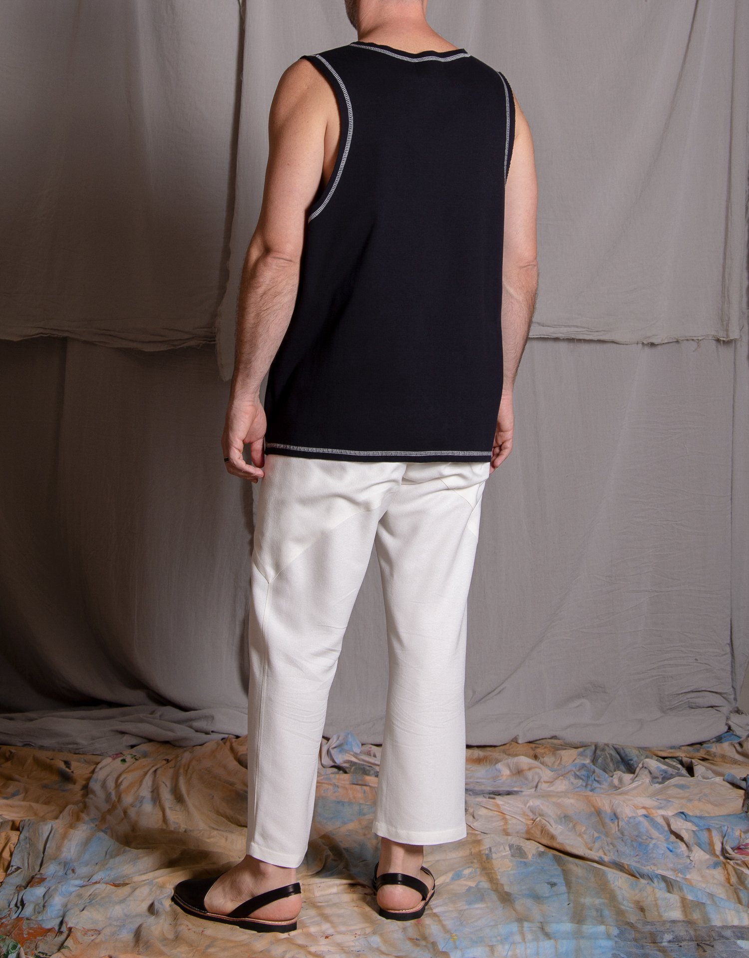 REGATA SENNA CANELADO PRETA - Image 2