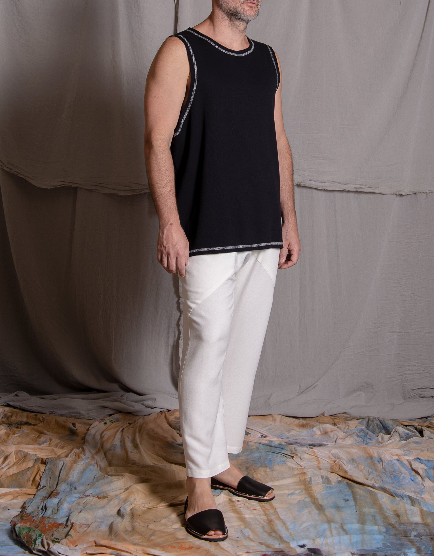 REGATA SENNA CANELADO PRETA - Image 3