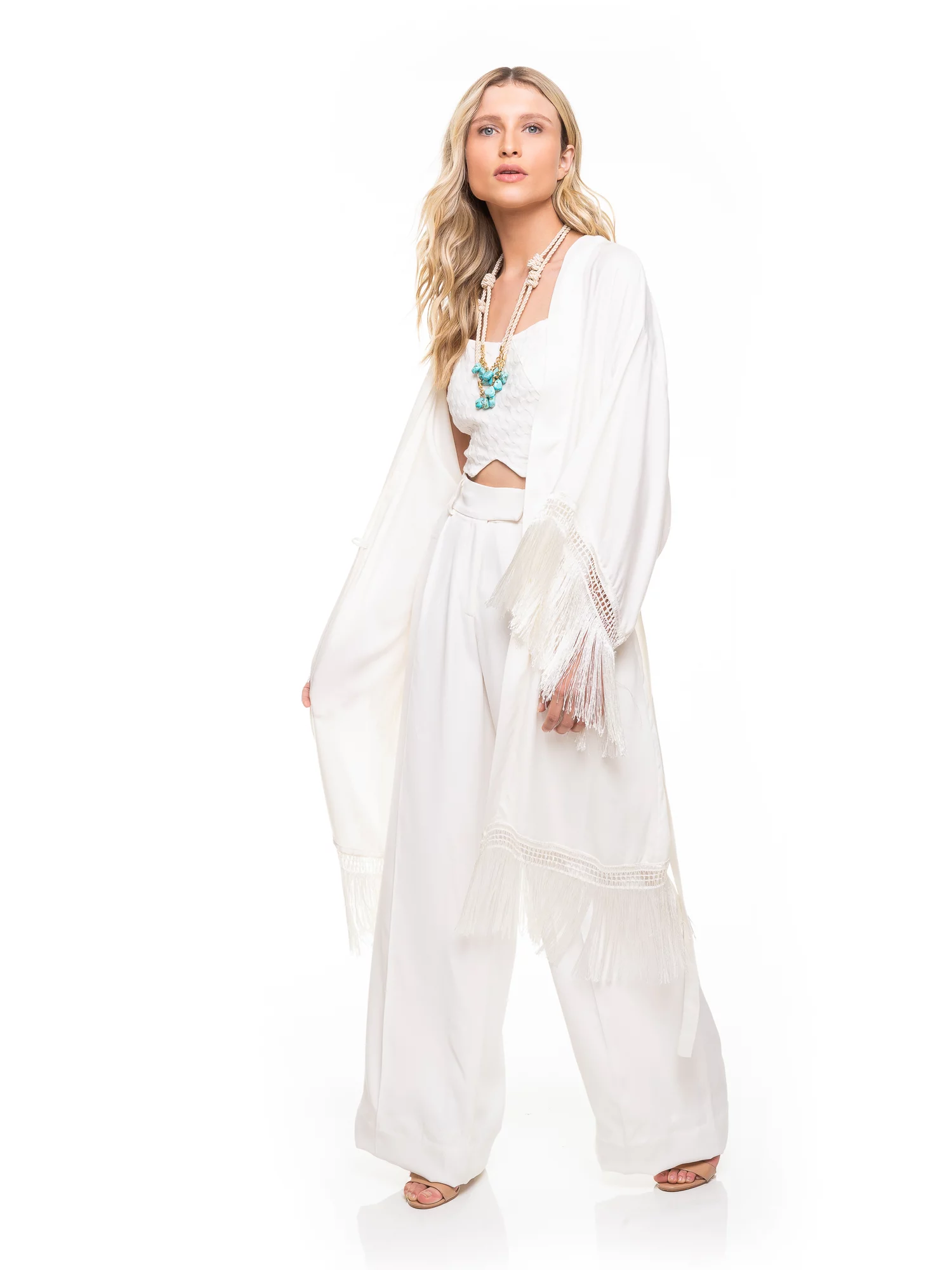 Kimono Rob Off White - Image 5