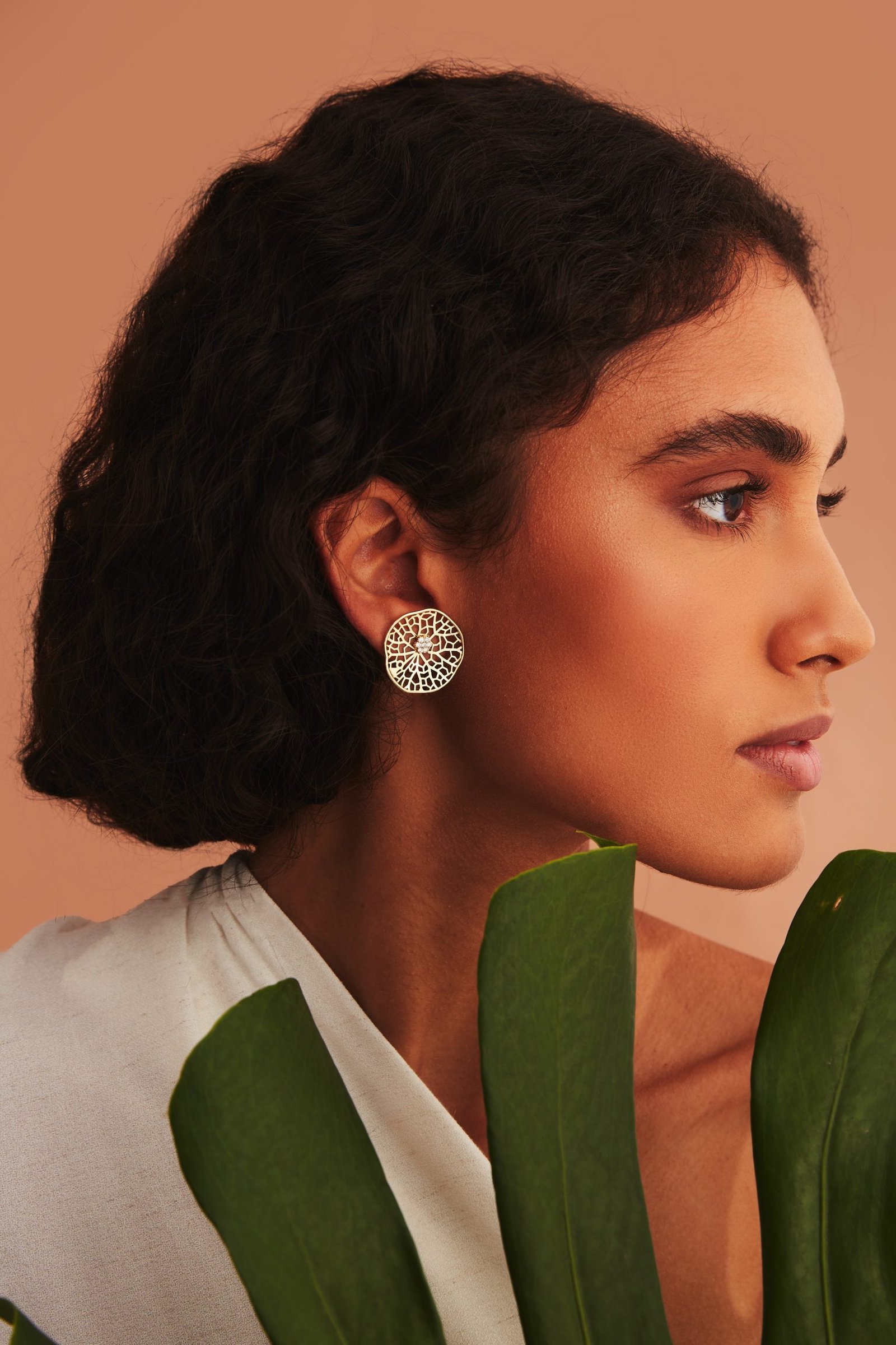 EAR JACKET NINA OURO 18K - Image 3