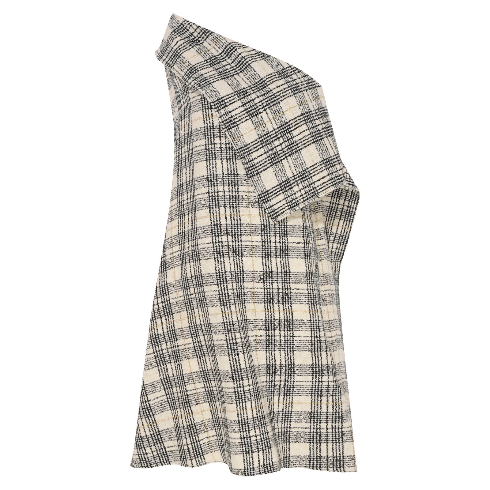 Pelerine Due saia xadrez com dourado - Image 2